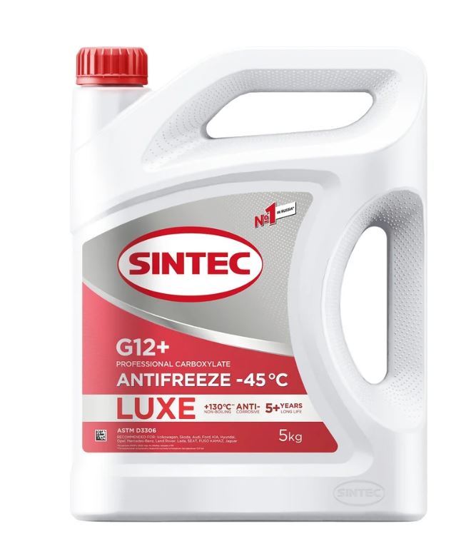 Антифриз Sintec Luxe G-12+ red (-45) 5кг